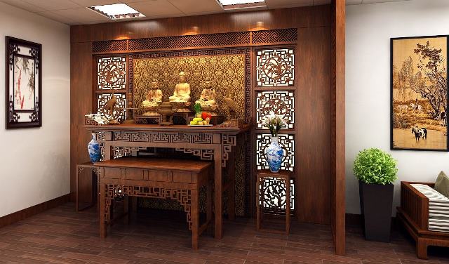 Các mẫu bàn thờ, tủ thờ Phật Đẹp, hiện đại HOT nhất 2020